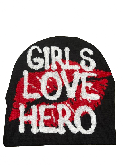 "Girls Love Hero" Beanie