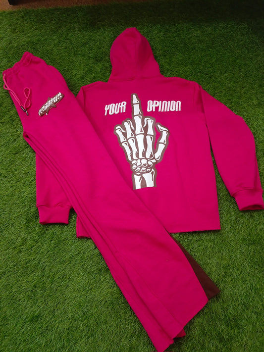 Pink "Fuck Your Opinion" Set