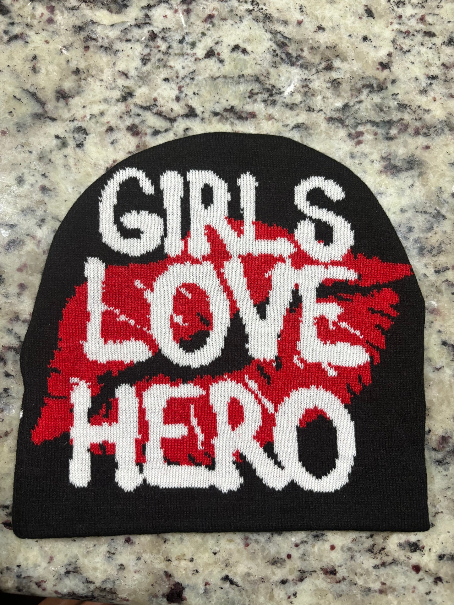 "Girls Love Hero" Beanies