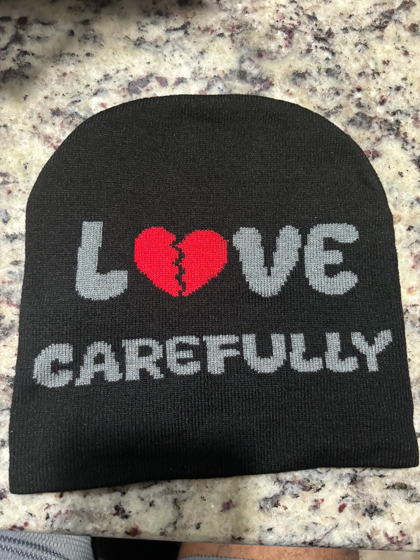 "Love Carfully" Beanies